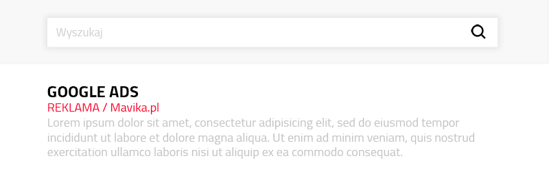 Reklama tekstowa Google Ads